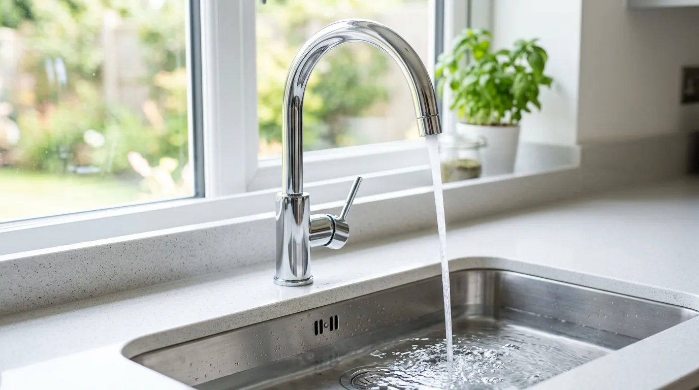Local Plumbing Master Pros same day plumber fixing a faucet in Grove City, PA